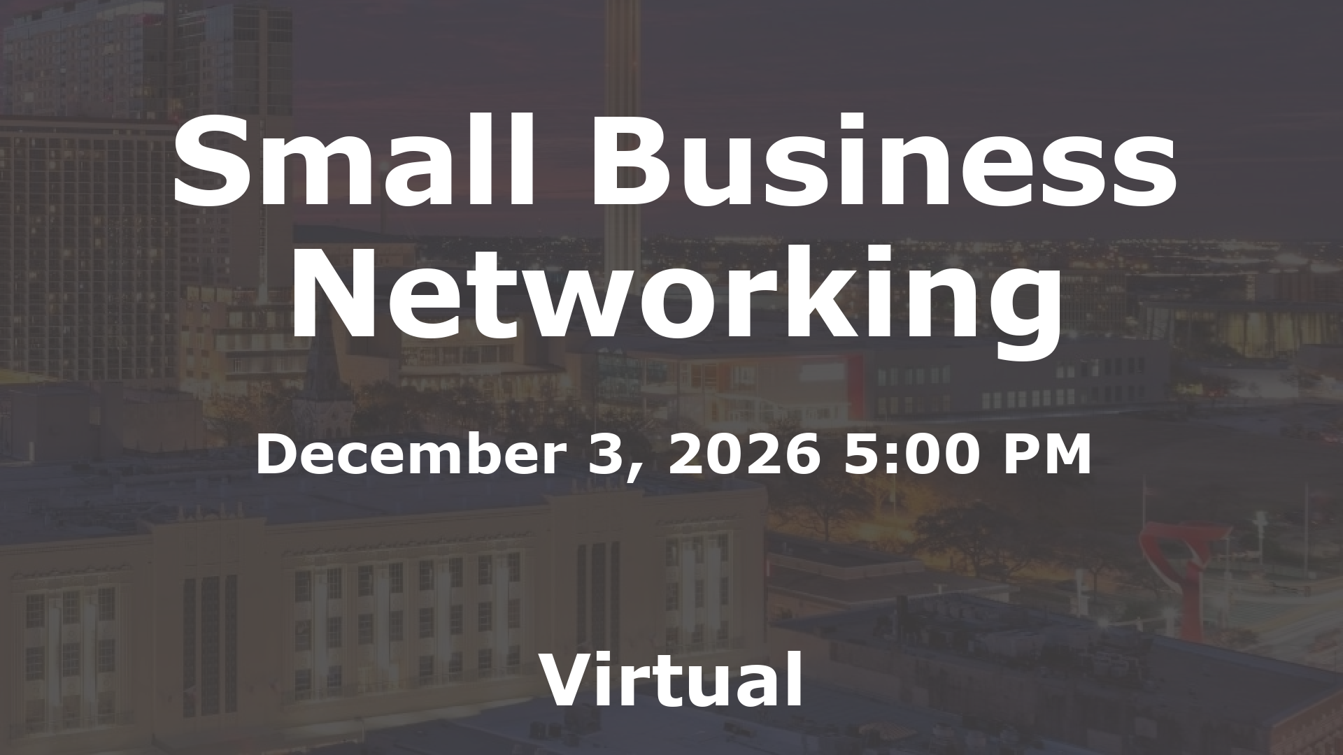 Small Business Networking event image